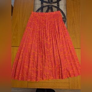 Anthropologie Maeve Pleated Skirt